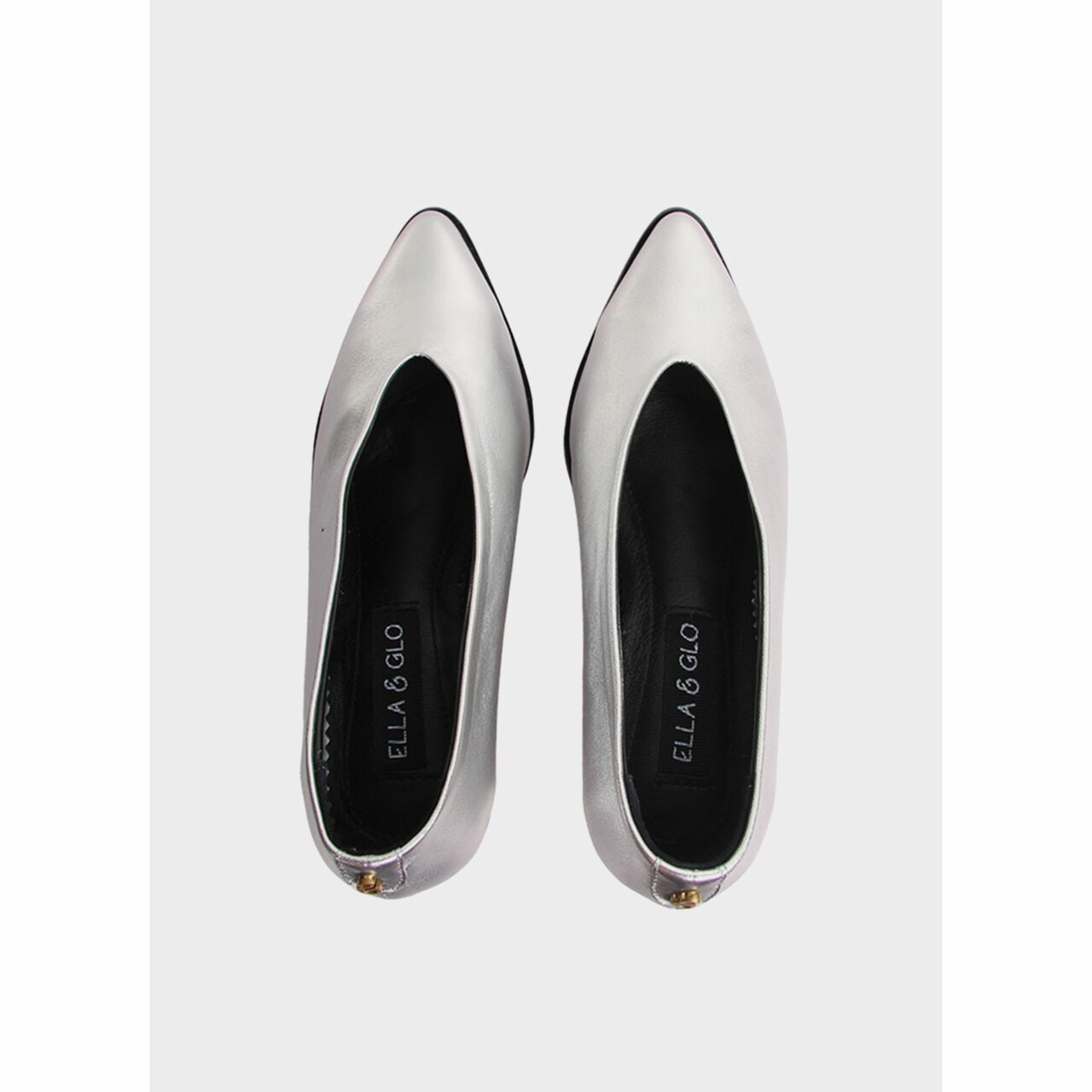 Ella & Glo Silver Heels