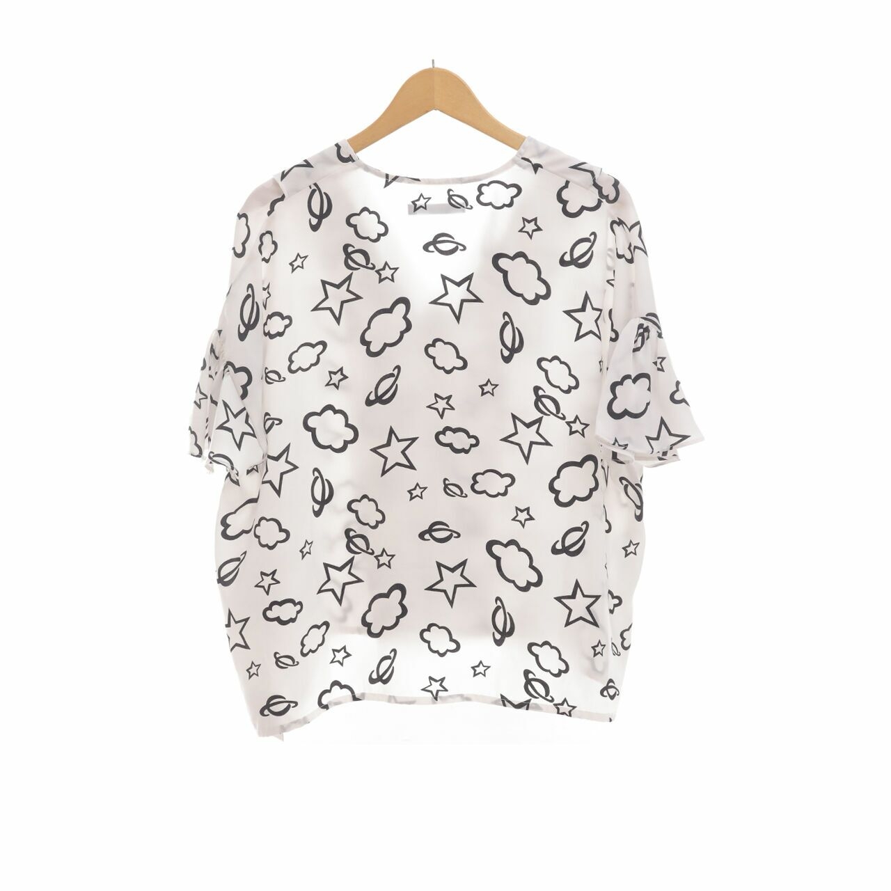 Monday To Sunday White Star Cloud Blouse