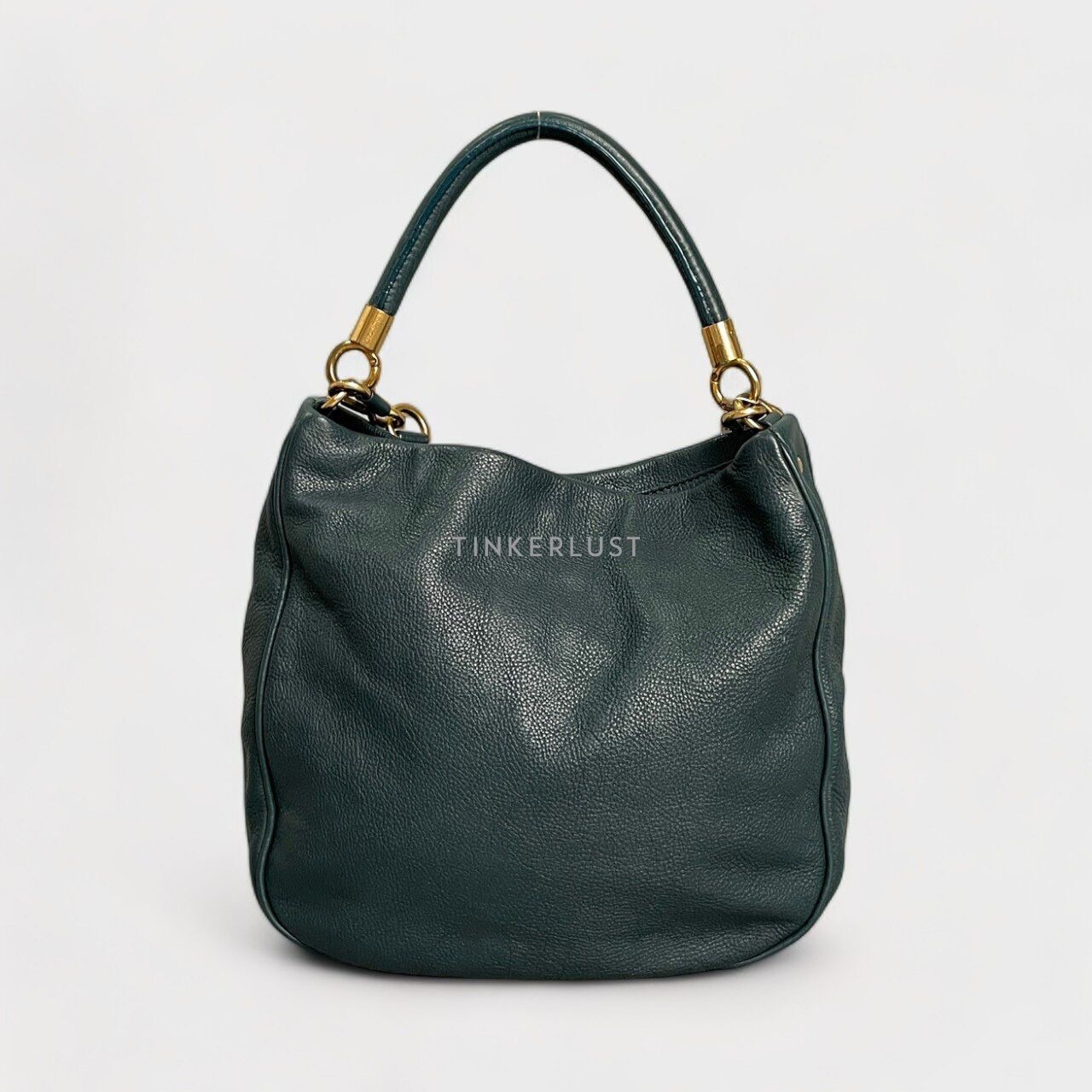 Marc by Marc Jacobs Too Hot to Handle Emerald Leather Hobo Bag