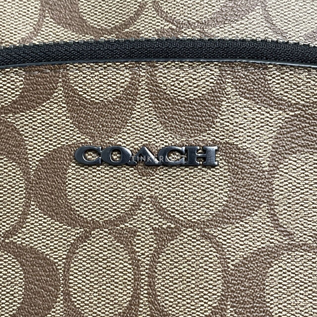 Coach CO910 Ethan Pack in Signature Khaki Saddle Sling Bag