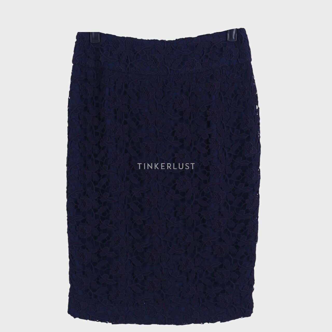 Reiss Navy Lace Mini Skirt