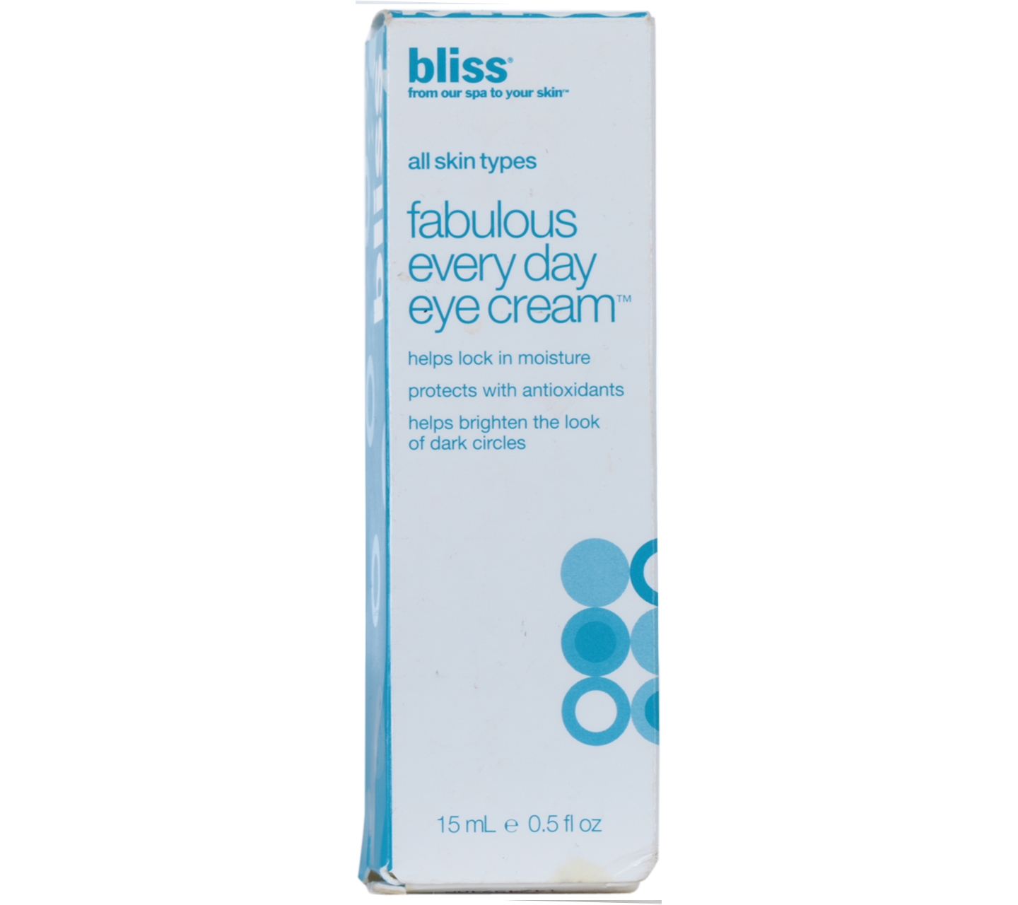 Bliss White Fabulous Every Day Eye Cream Skin Care