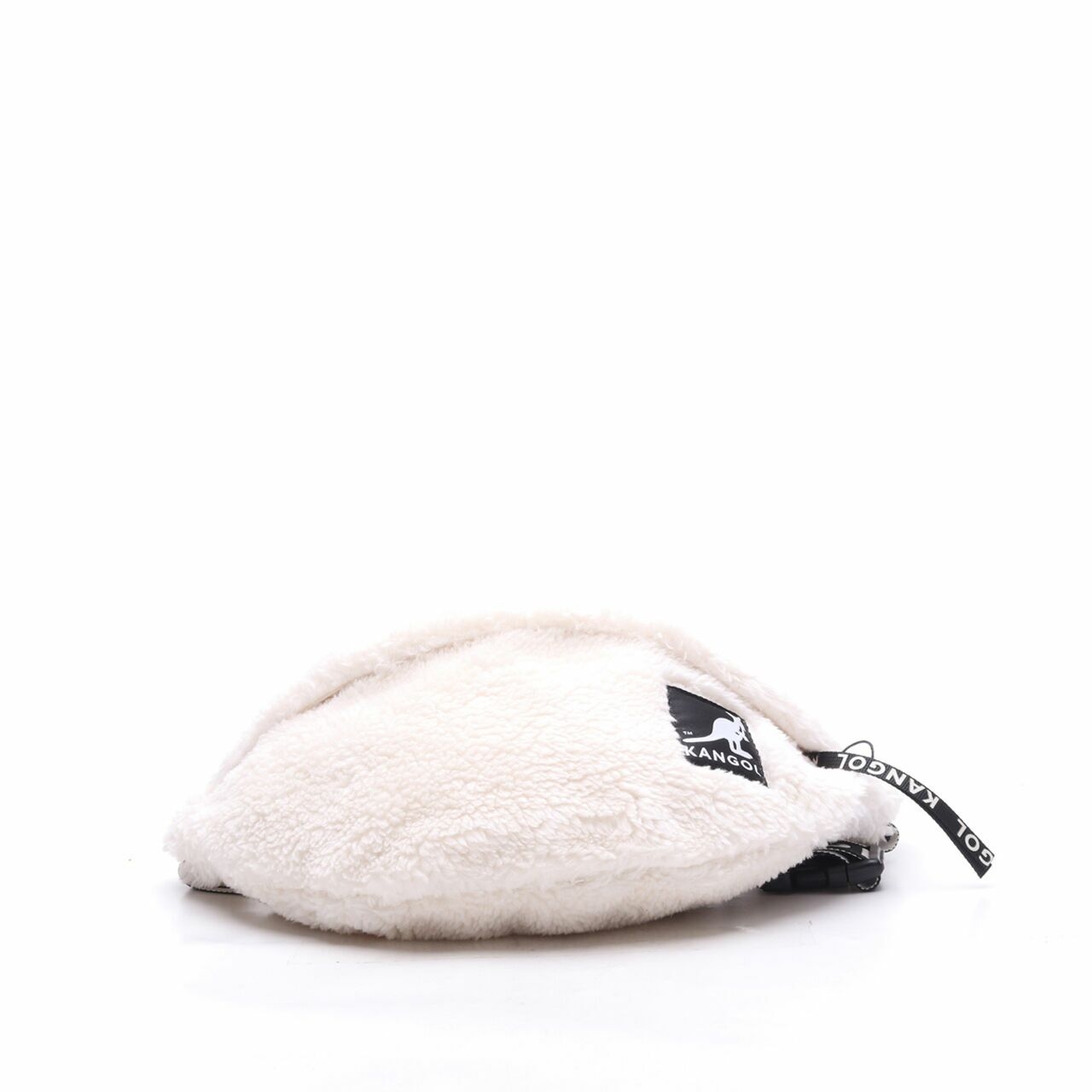 Kangol x H&M White Faux Fur Sling Bag	