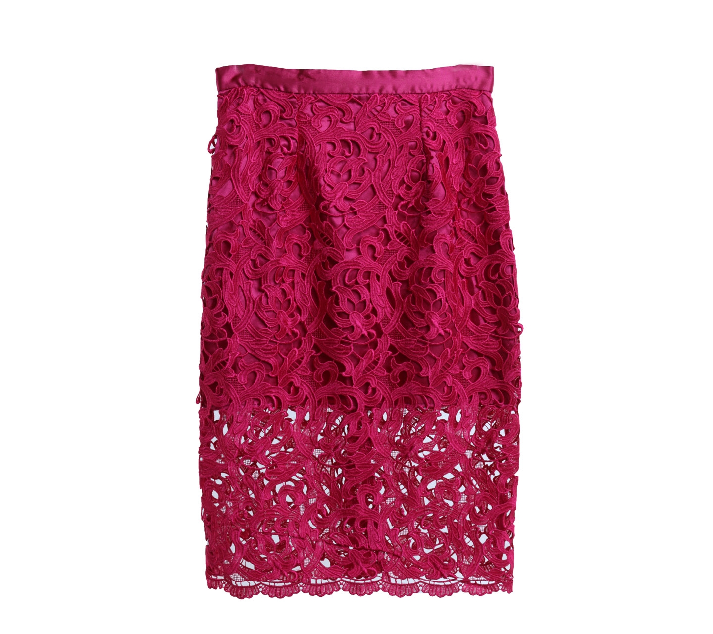 Leony Evelyn Pink Midi Skirt