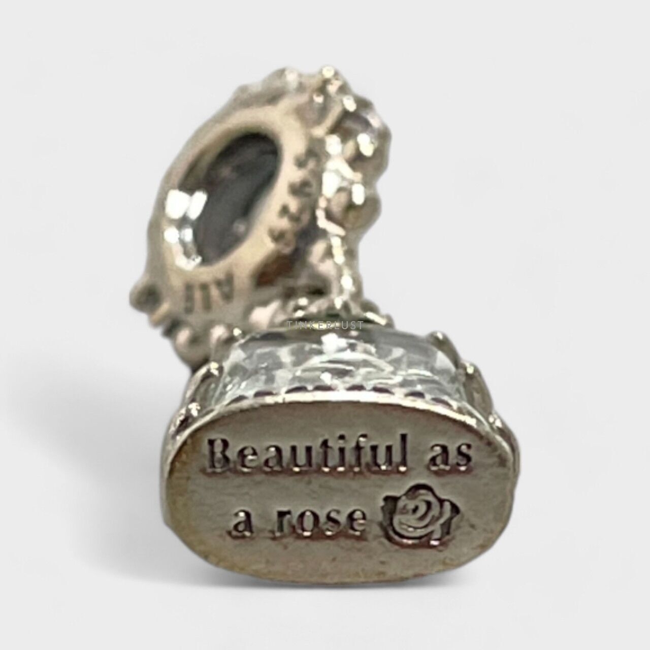 Pandora x Disney Beauty and the Beast Enchanted Rose Dangle Charm Jewelry
