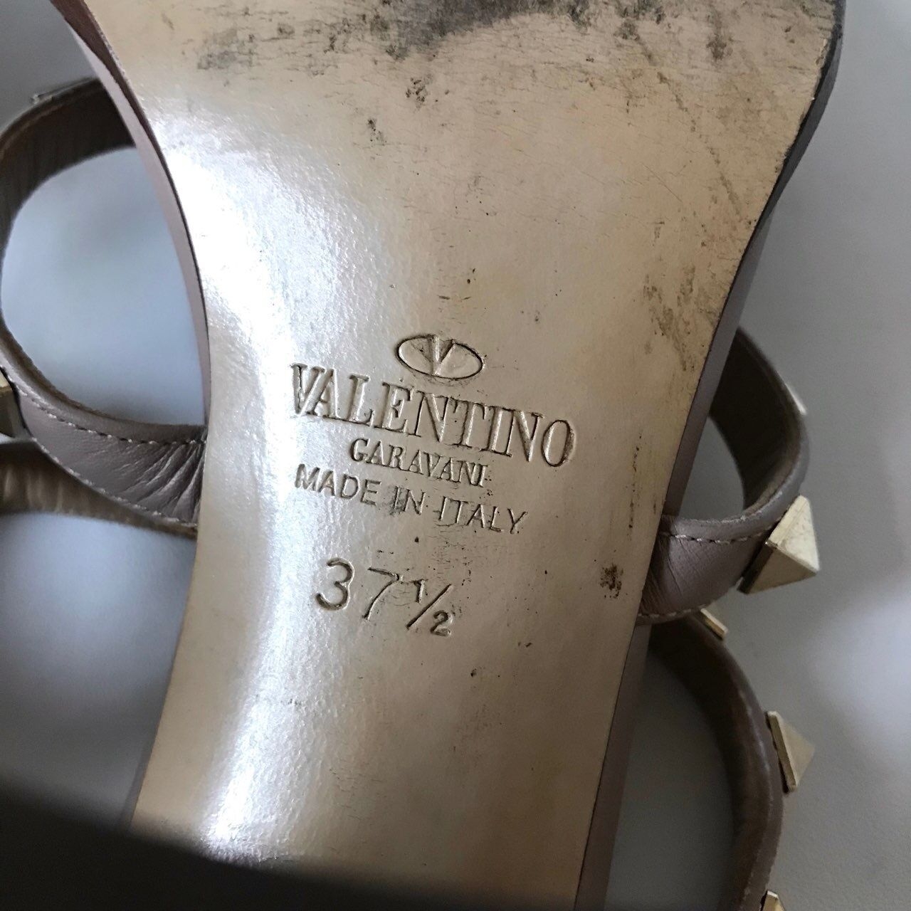 Valentino Rockstud 90 Heel Sandal