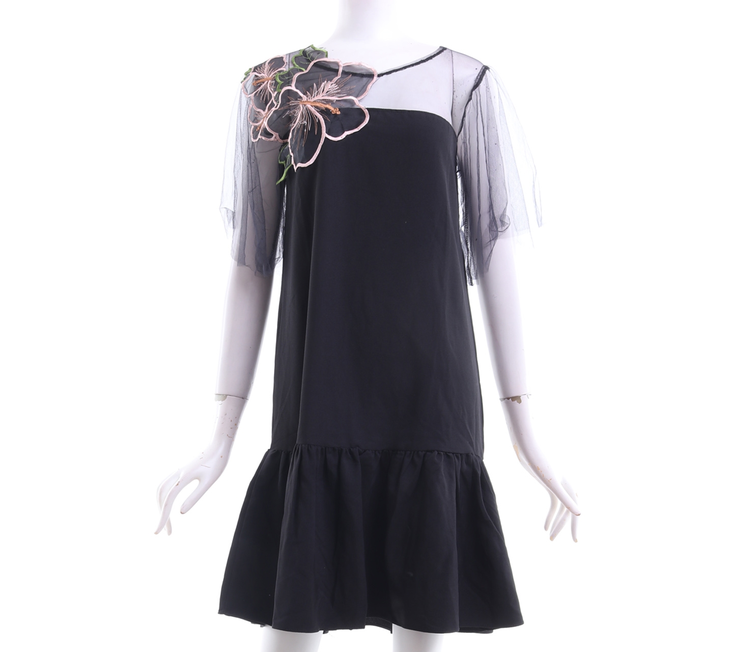 Marie & Frisco Black Sheer Mini Dress