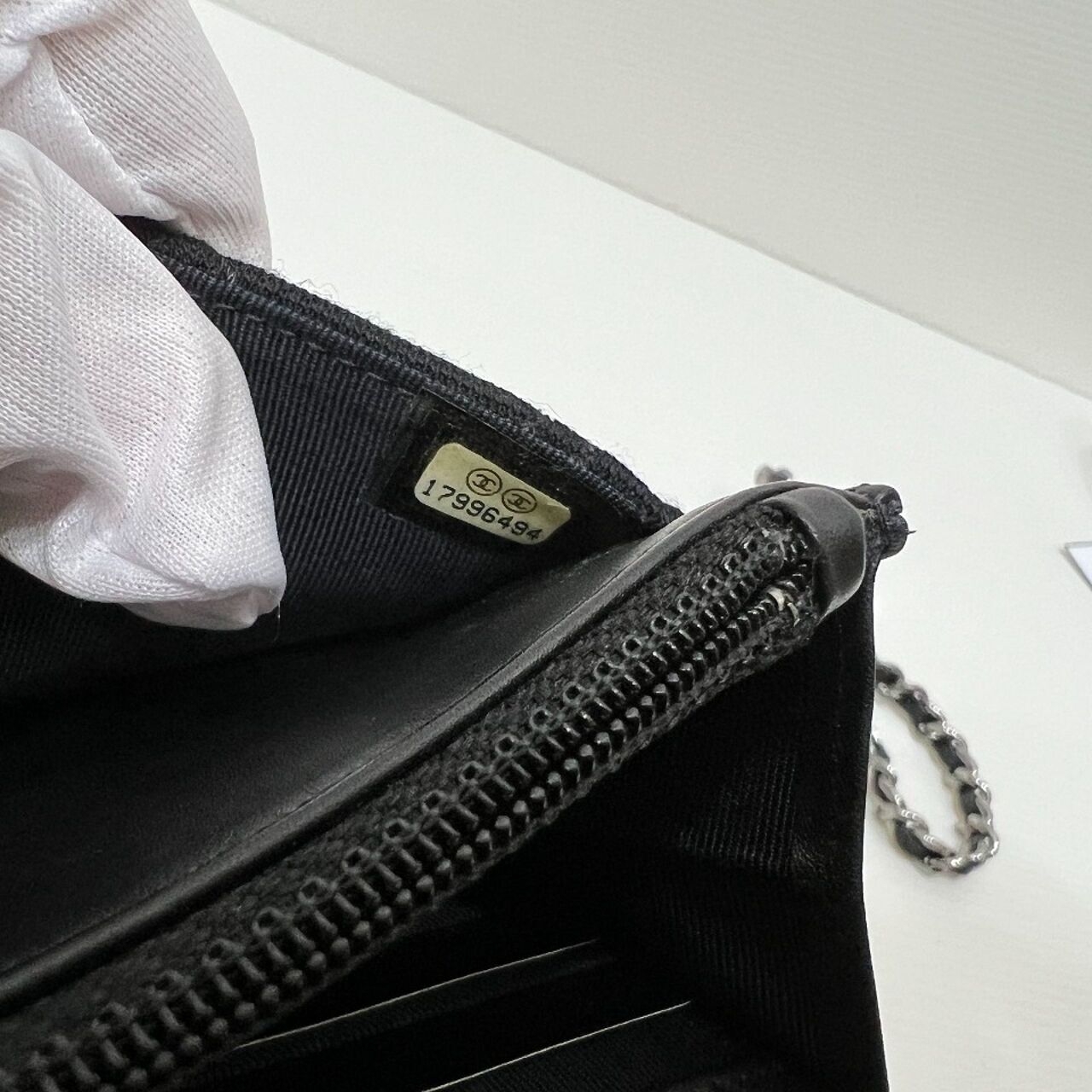 Chanel Woc Wallet On Chain Black Jersey Shw 