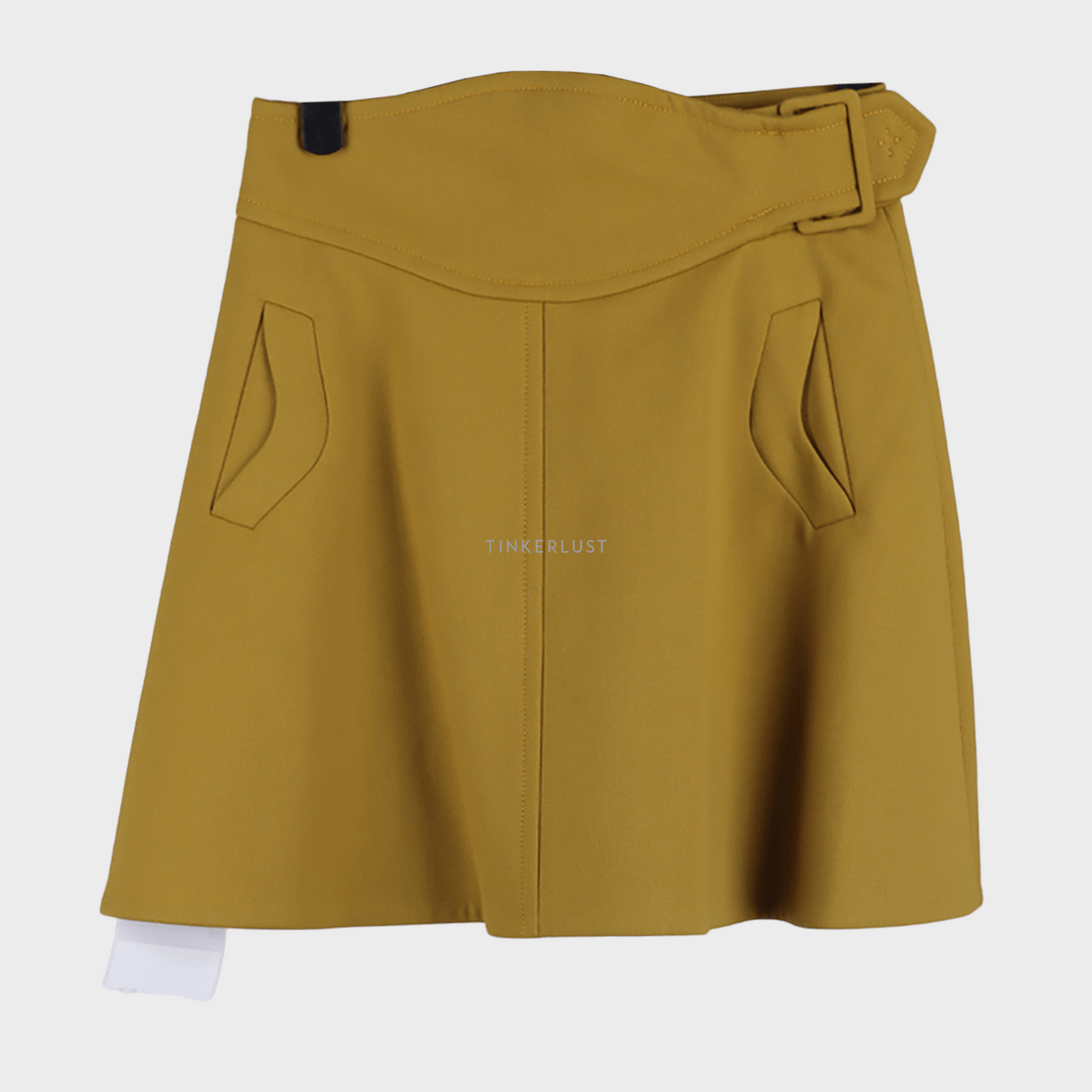 Carven Mustard Mini Skirt