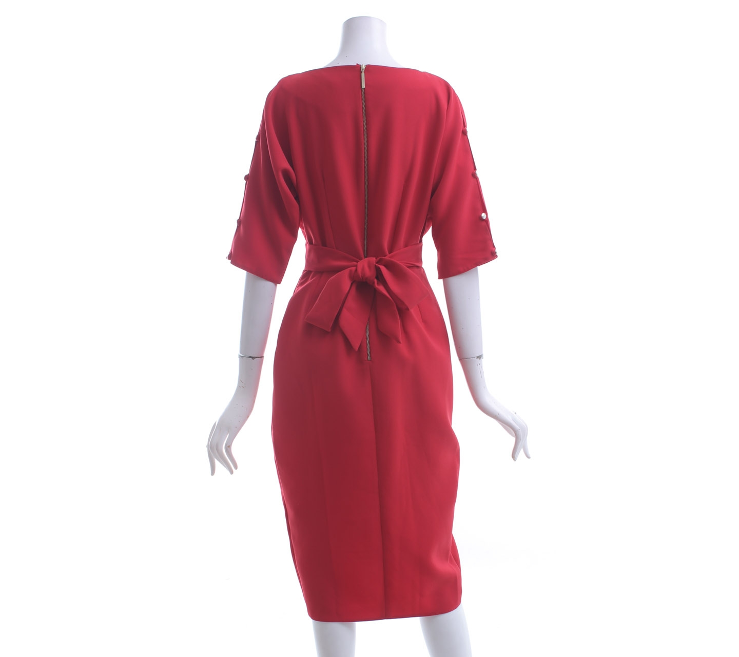 Closet London Red Midi Dress
