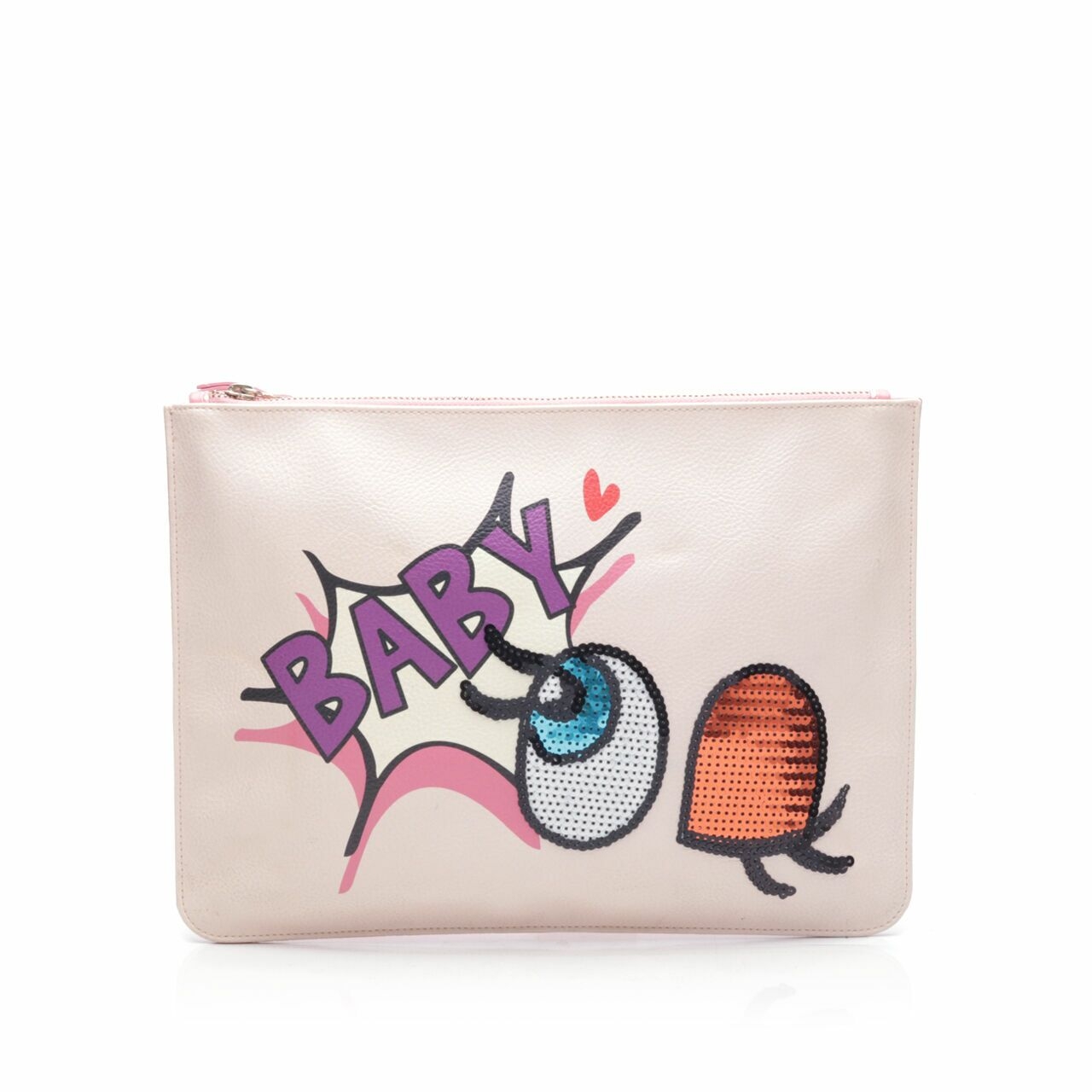 Play No More Pink Clutch