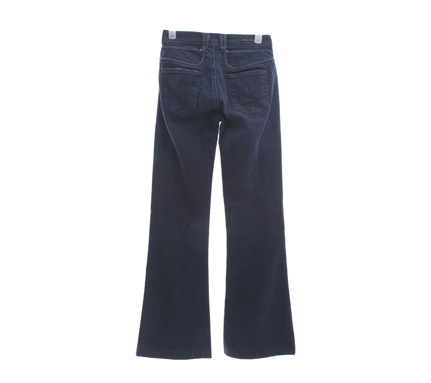 Citizens Of Humanity Dark Blue Whased Culottes Trousers