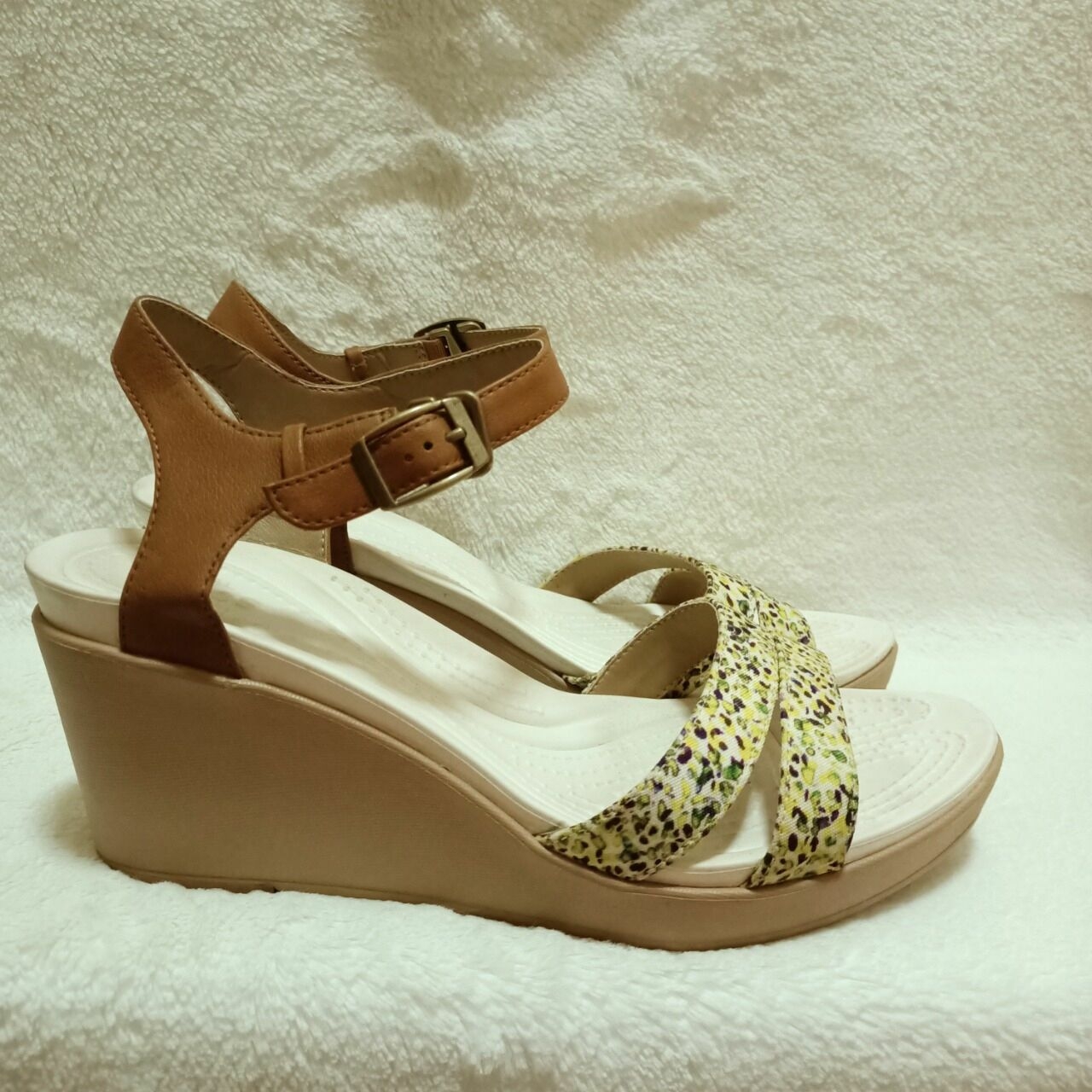 Crocs Leigh Ankle Strap Wedges