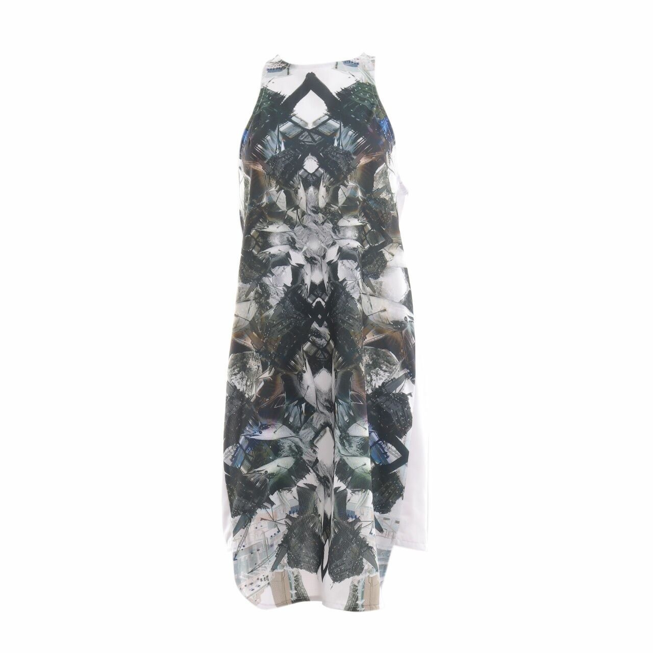 Laison White/Multi Patterned Mini Dress