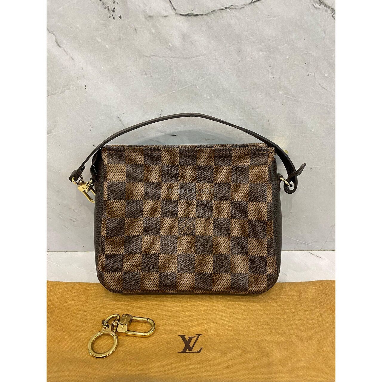 Louis Vuitton Mini Trousse Make Up Damier Ebene Vintage Handbag