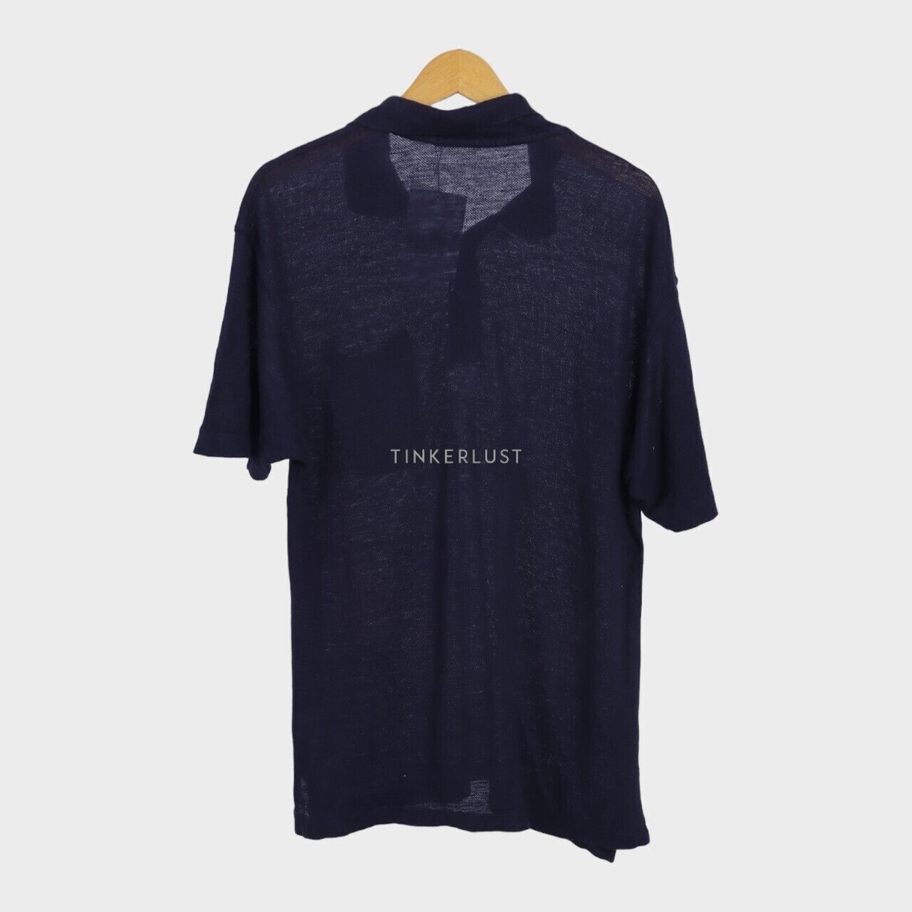 Yves Saint Laurent Navy Short Sleeve Shirt