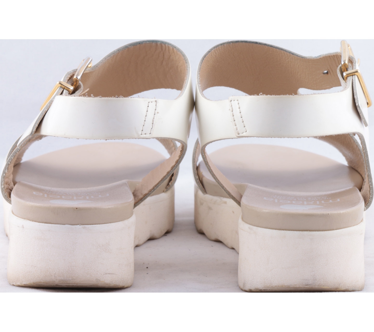 Mikaela White Sandals