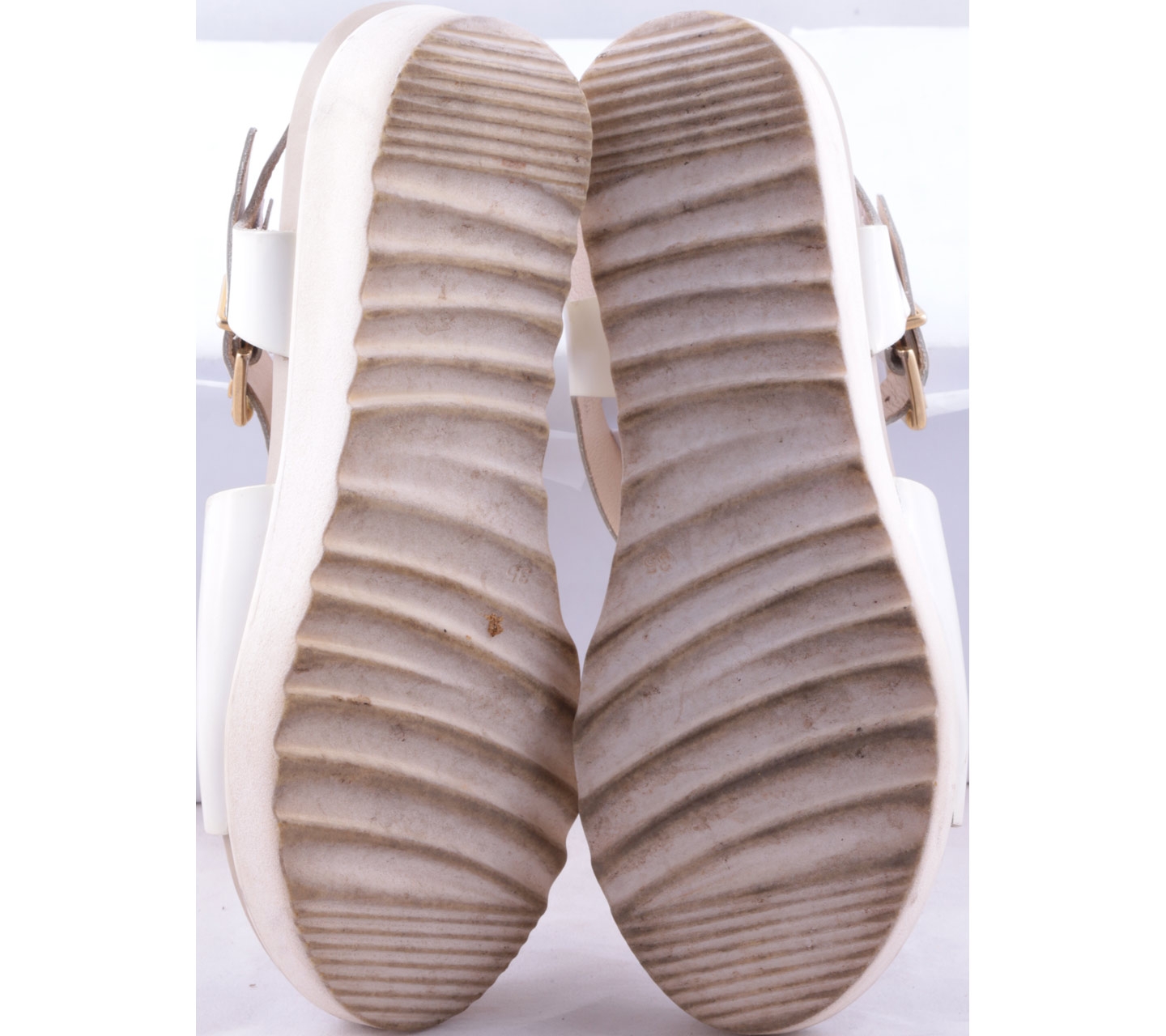 Mikaela White Sandals