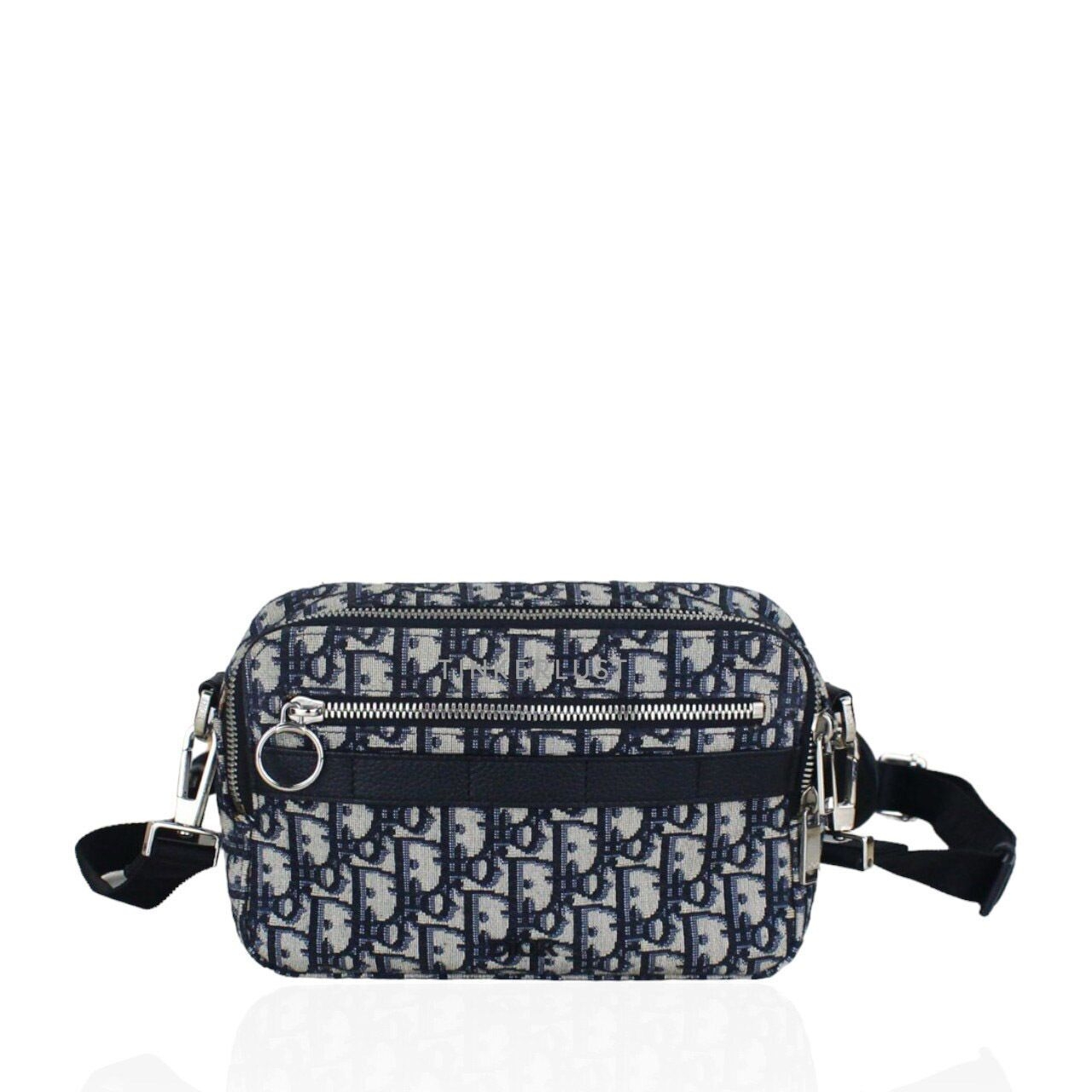 Christian Dior Oblique Jacquard Safari Sling Bag