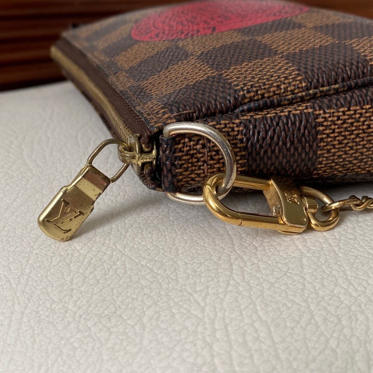 Louis Vuitton Damier Ebene Trunks & Bags Mini Pochette Limited Edition 2008