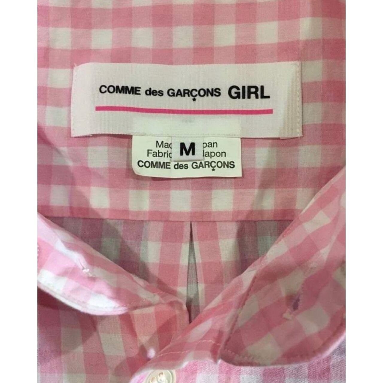 Comme des Garcons Girl big collared shirt