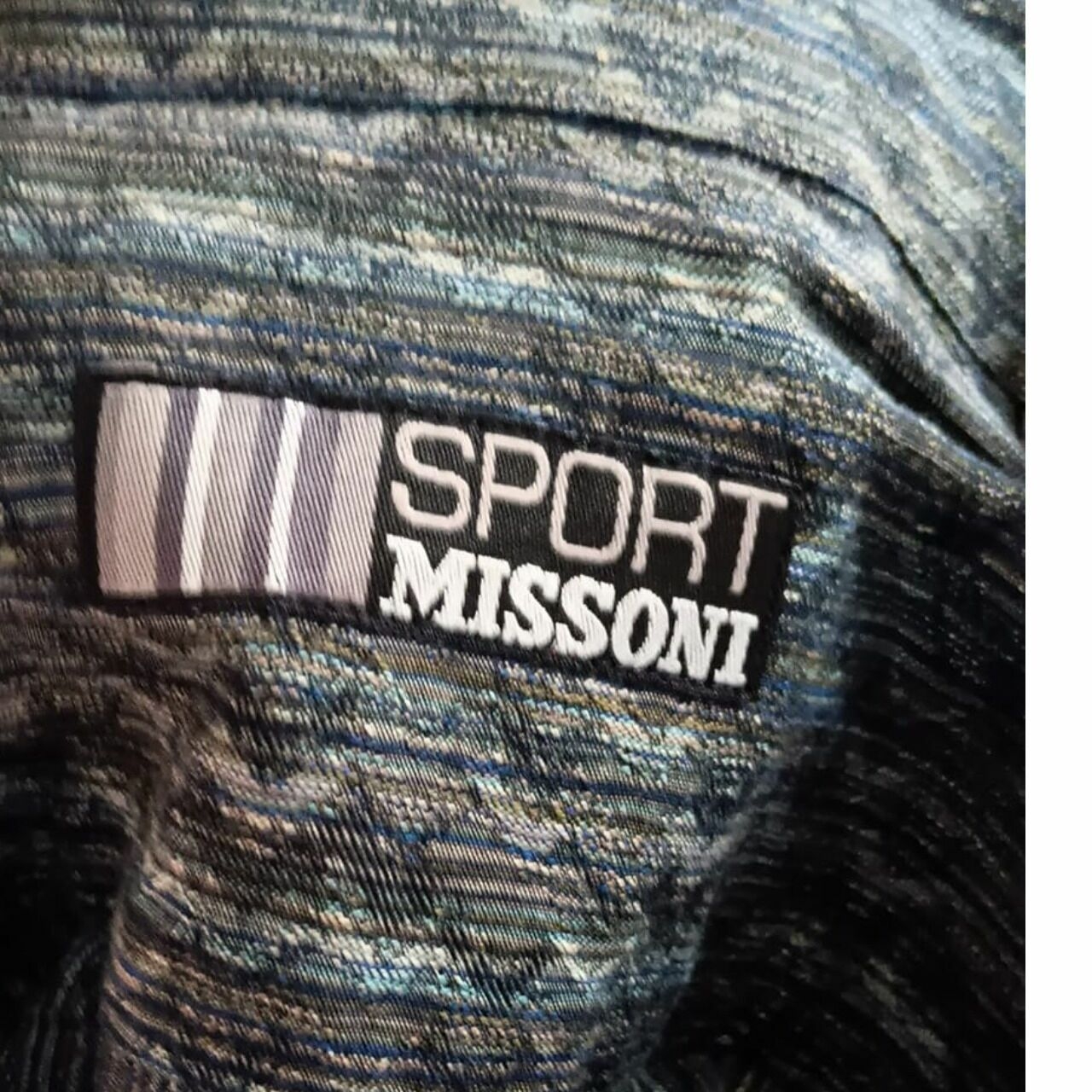 Missoni Sport Blue Geometric Shirt