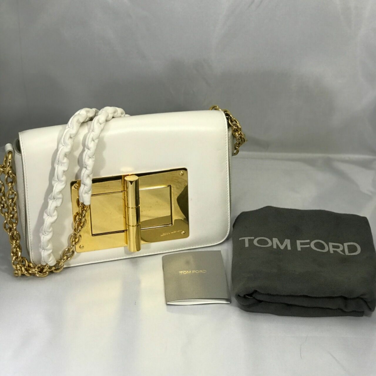 Tom Ford White Shoulder Bag Medium Natalia