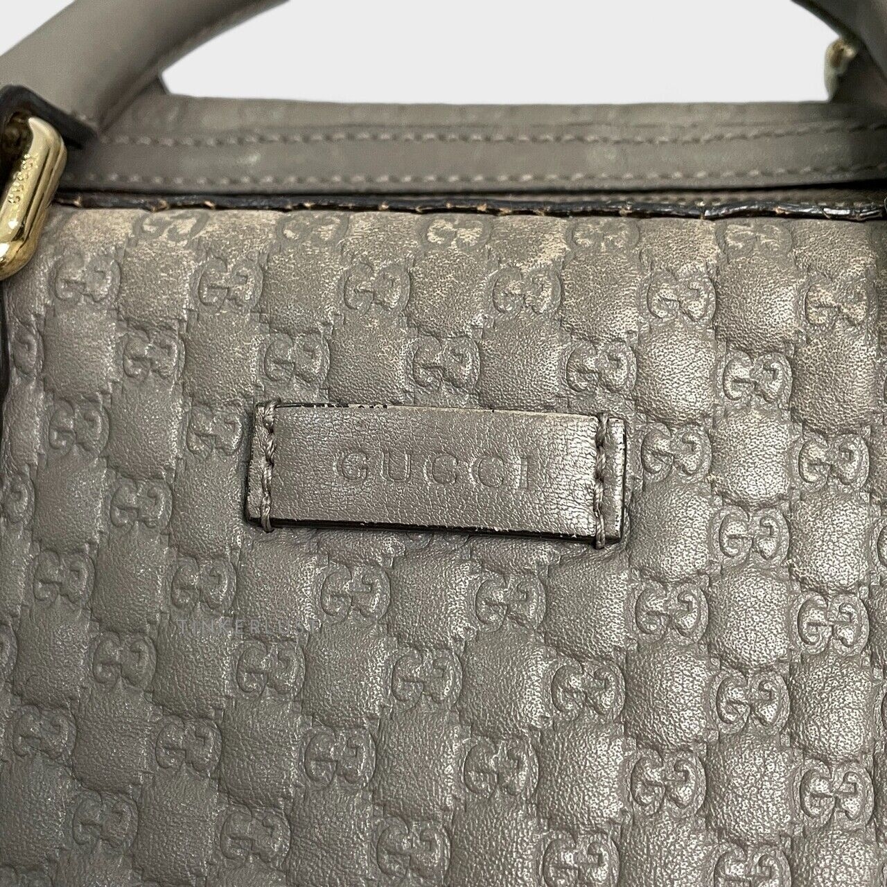 Gucci Microguccissima Medium Joy Boston Grey Satchel Bag
