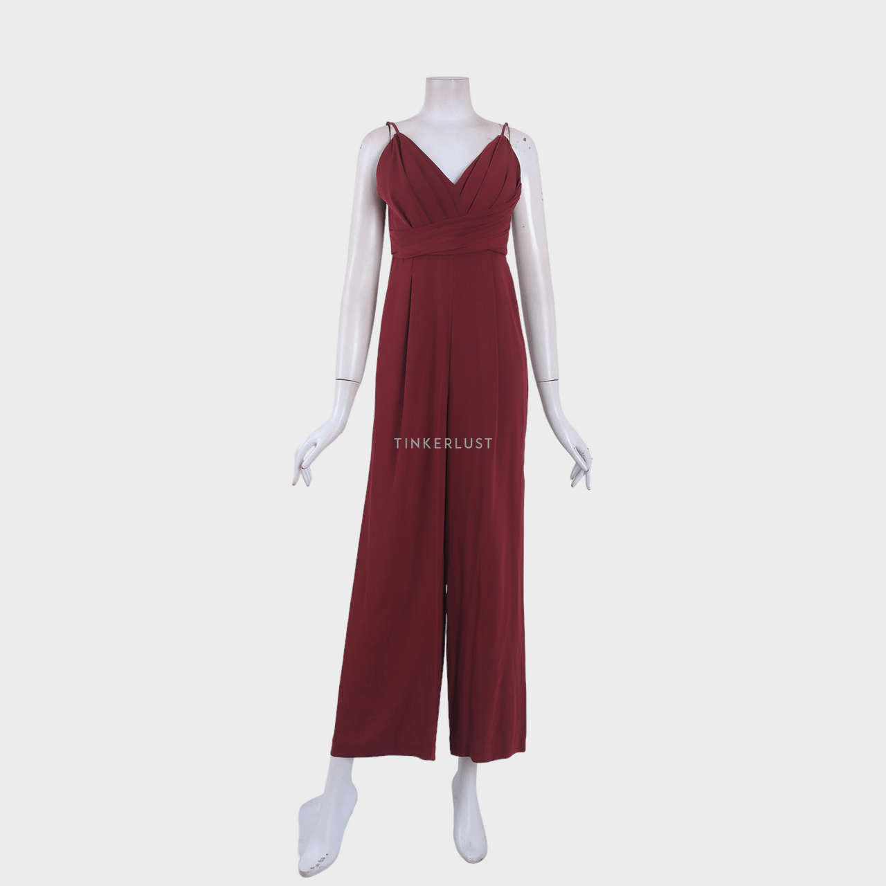 Forever New Maroon Jumpsuit