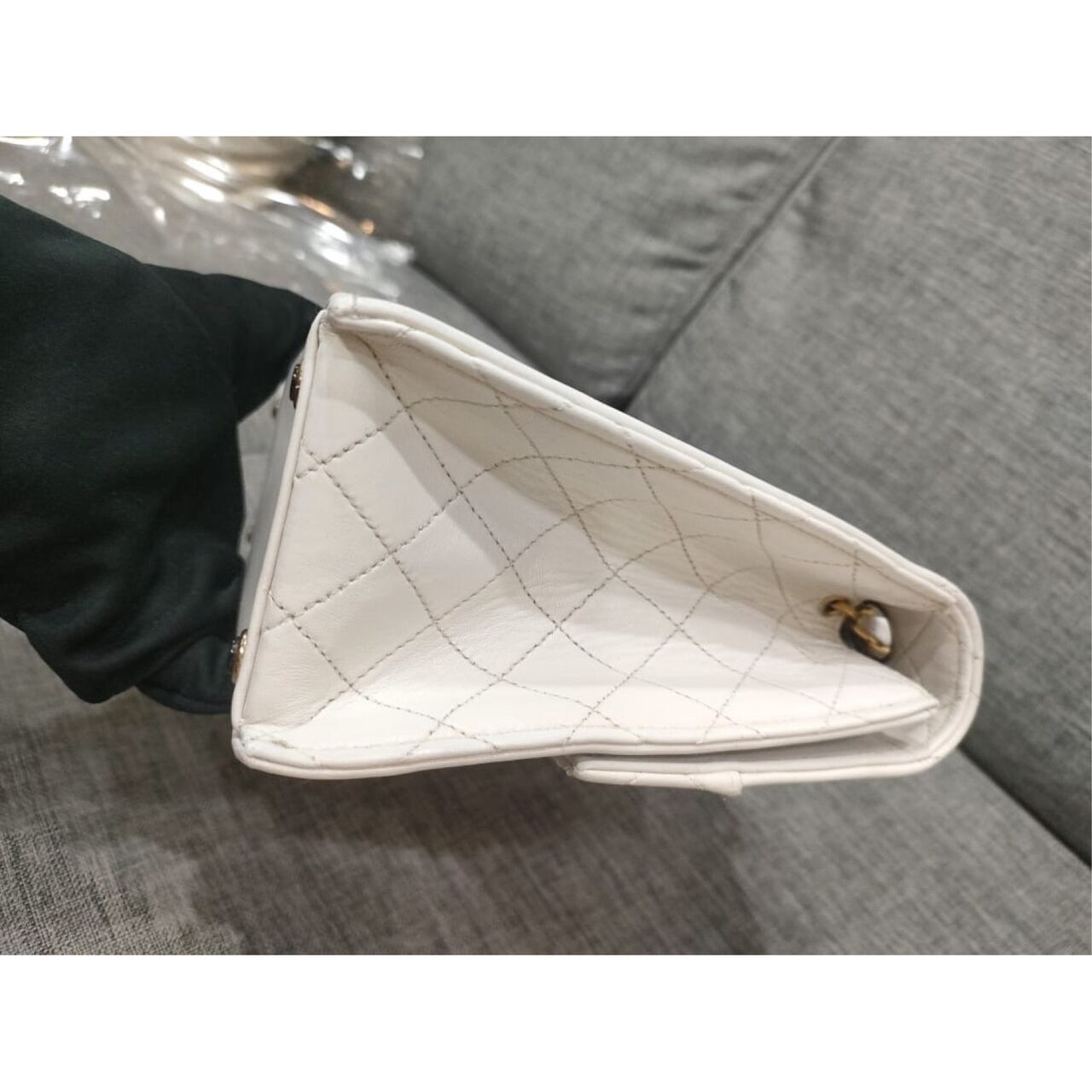 Chanel Trapezoid in White #1