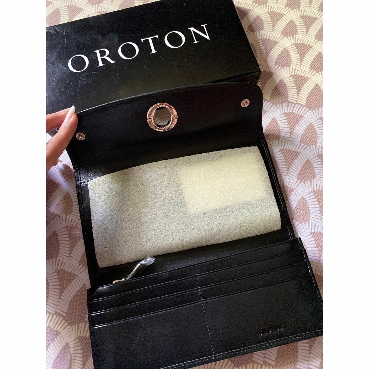 Oroton Black Wallet