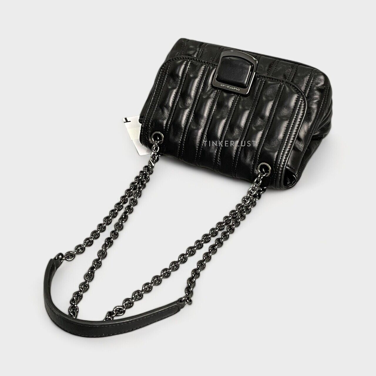 Longchamp Brioche Small Black Leather Sling Bag