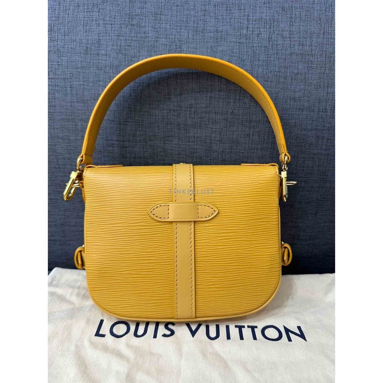 Louis Vuitton Saumur BB Safran Brown Epi Leather Satchel