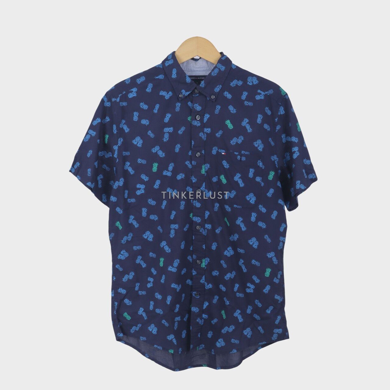 Tommy Hilfiger Navy Multi Pattern Shirt
