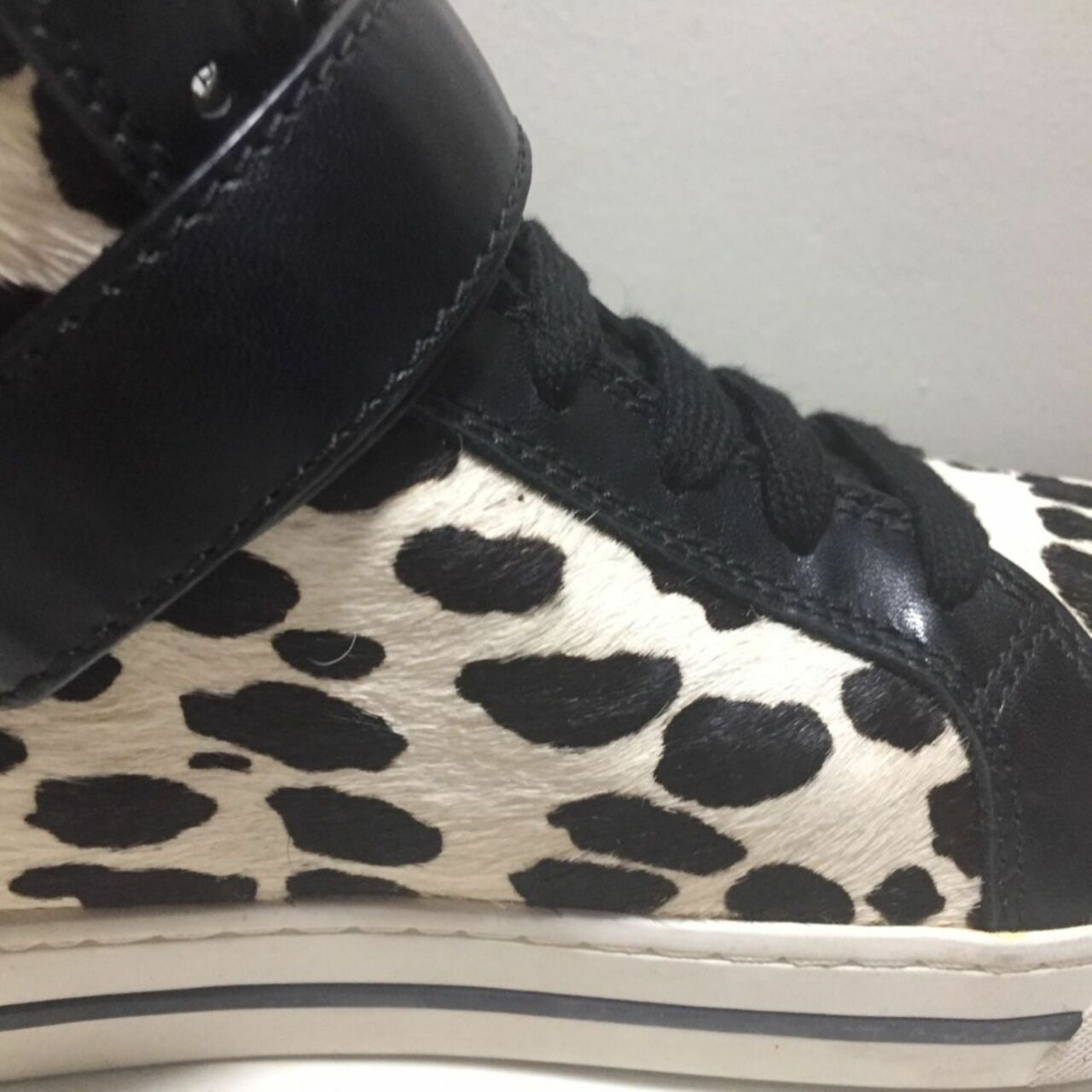 Marc By Marc Jacobs White Animal Print Sneakers