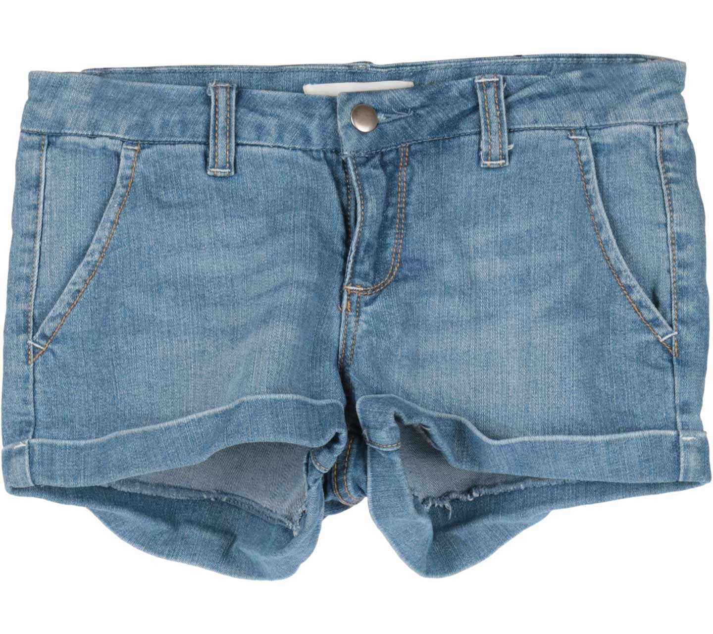 2.1 Denim Blue Denim Short Pants