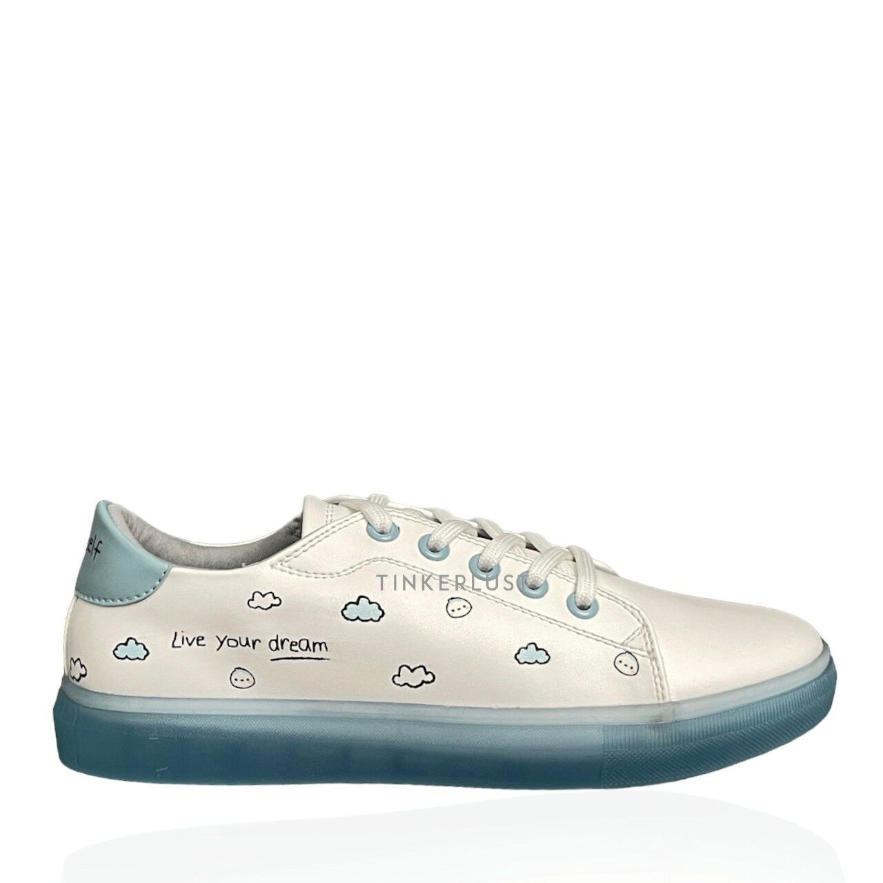 byeol x Piper Dream Blue & White Sneakers