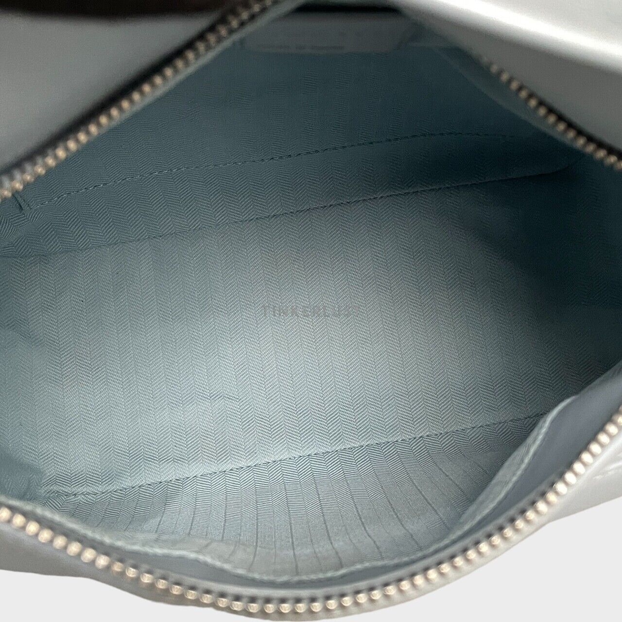 Loewe Puzzle Edge Anagram Strap Sky Blue Leather SHW Handbag	