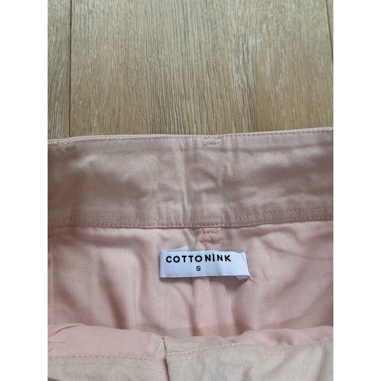 Cotton Ink Soft Pink Linen Long Pants