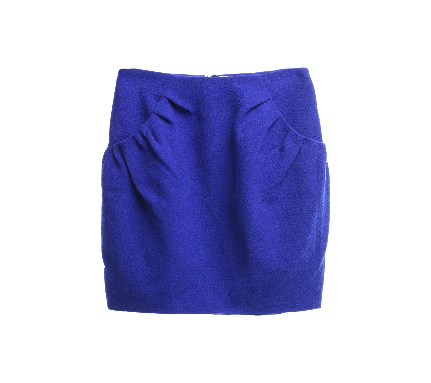 Vera Wang Lavender Label Blue Cowl Mini Skirt