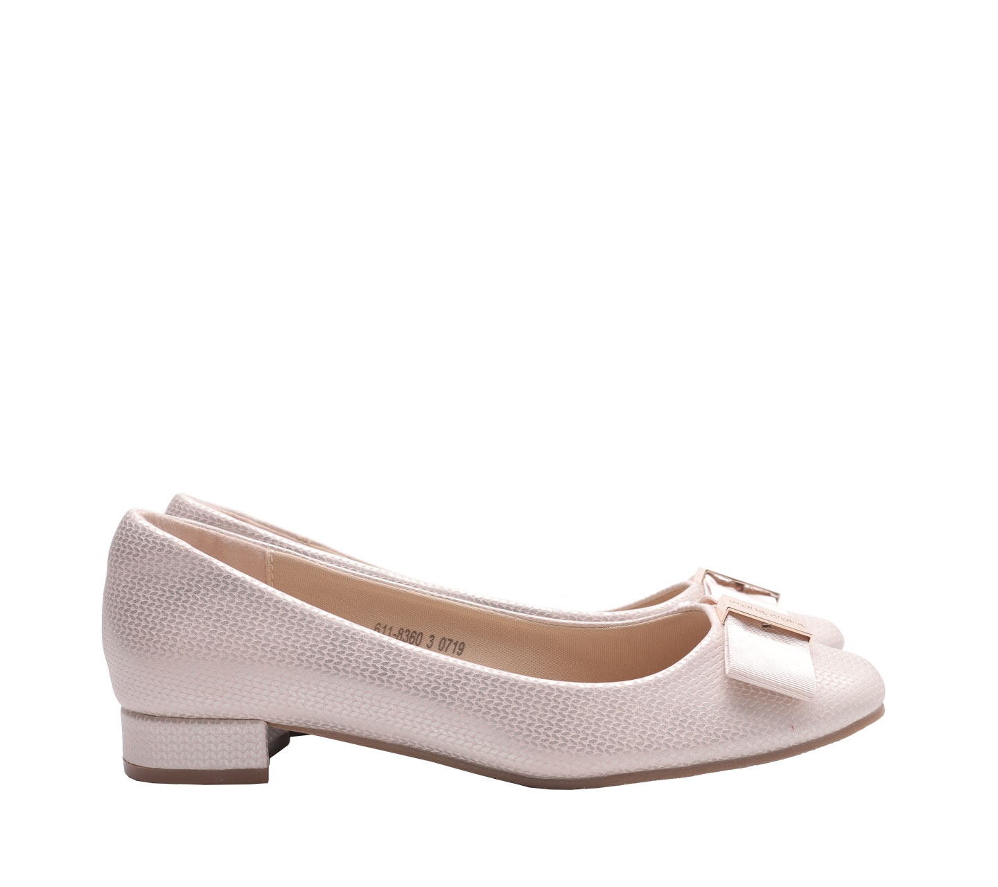 Marie Claire Cream Flat Shoes