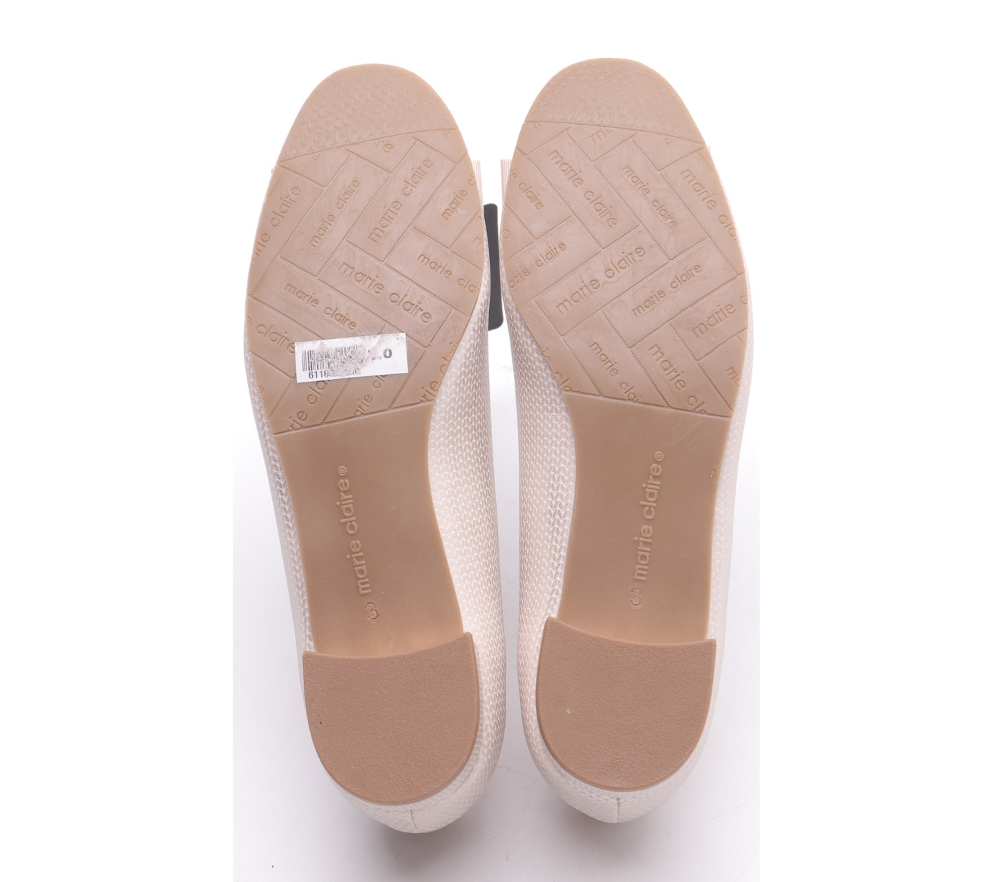Marie Claire Cream Flat Shoes