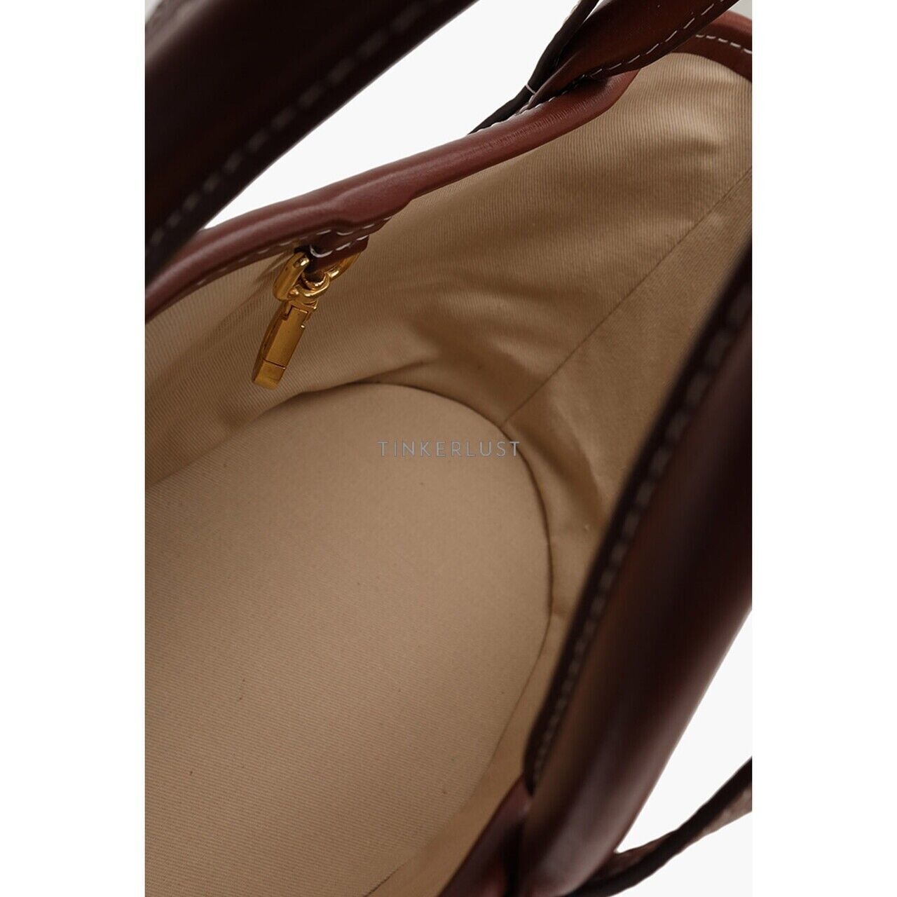 Jacquemus Le Petit Panier Soli Cuir in Weave Embossed Brown Smooth Leather Basket Bag