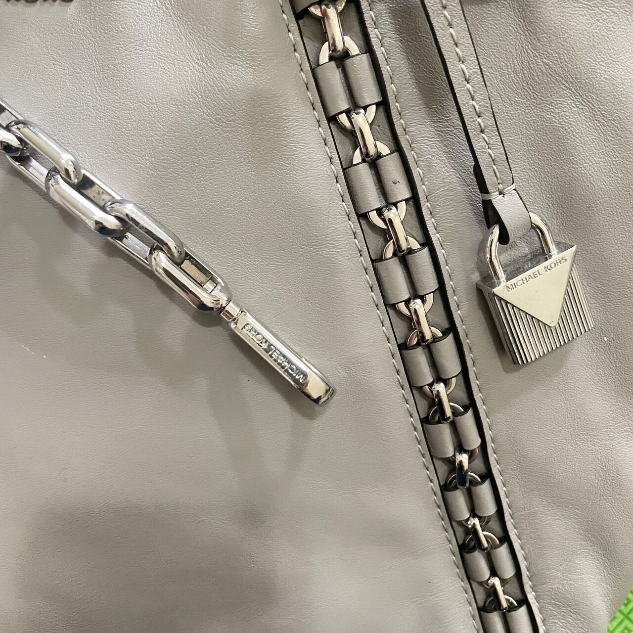 Michael Kors Sadie Light Grey Sling Bag