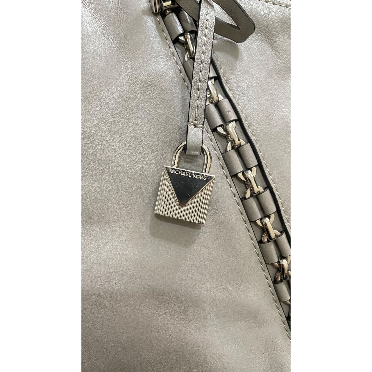 Michael Kors Sadie Light Grey Sling Bag