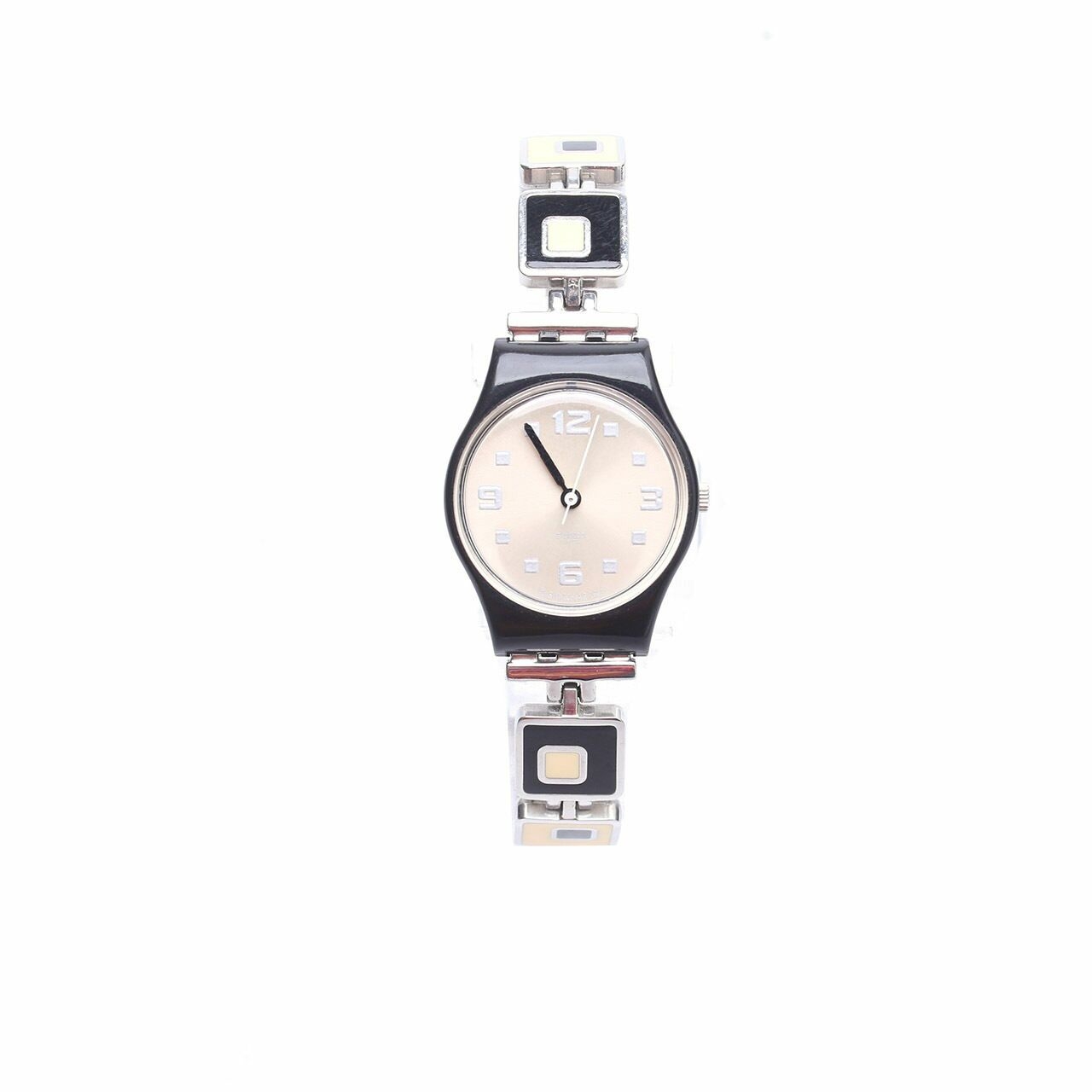 Swatch Black & Off White Wristwatch