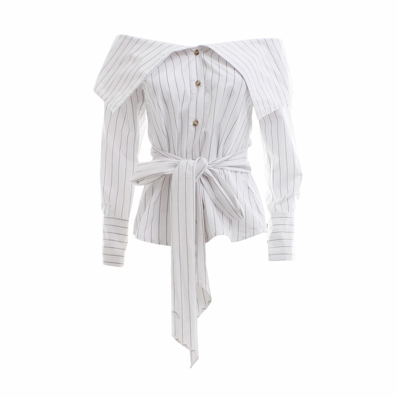 Goya Grey & White Stripes Shirt