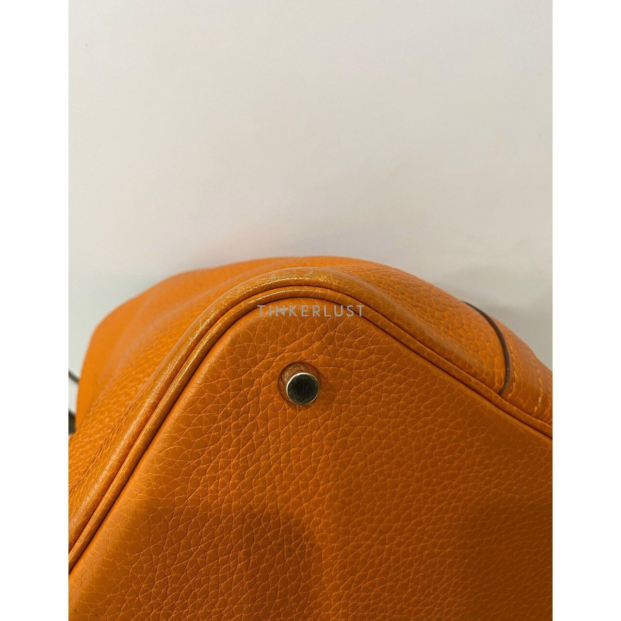 Hermes Picotin 22 Orange Clem PHW #H 2004 Handbag