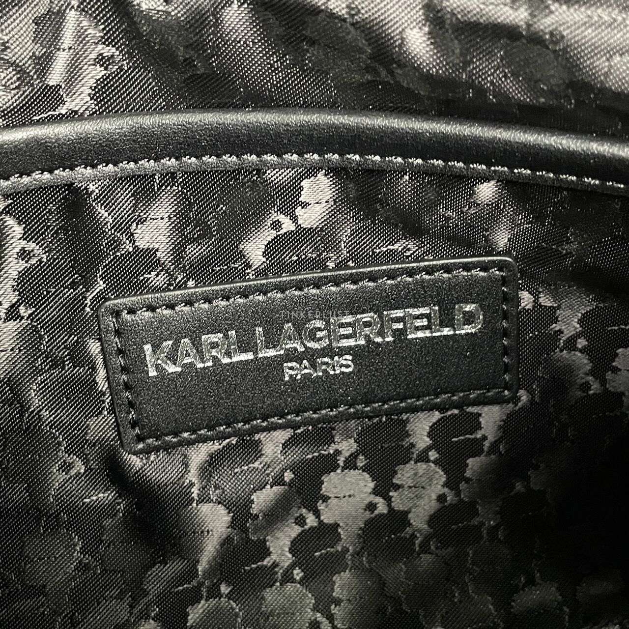 Karl Lagerfeld LH1LU604 Maybelle Black Large Wristlet
