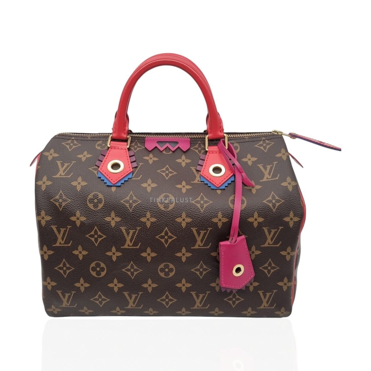 Louis Vuitton Speedy 30 Totem Edition Monogram Coquelicot 2015 Handbag